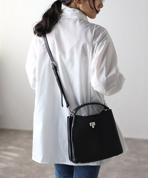 【雑誌掲載】2WAYワンハンドルバッグ 12-1122